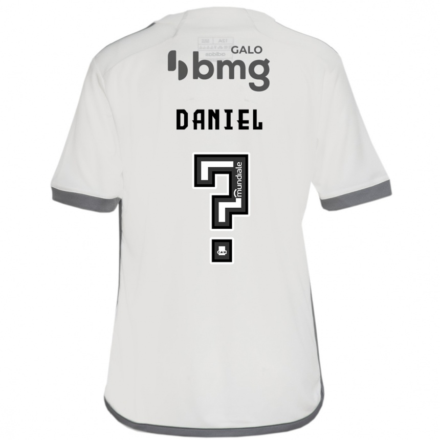 Gyermek Labdarúgás Lucas Daniel #0 Törtfehér Idegenbeli Jersey 2024/25 Mez Póló Ing