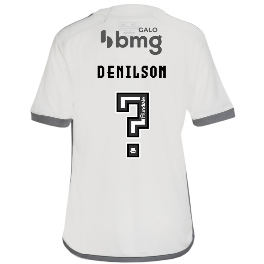 Gyermek Labdarúgás Denilson #0 Törtfehér Idegenbeli Jersey 2024/25 Mez Póló Ing