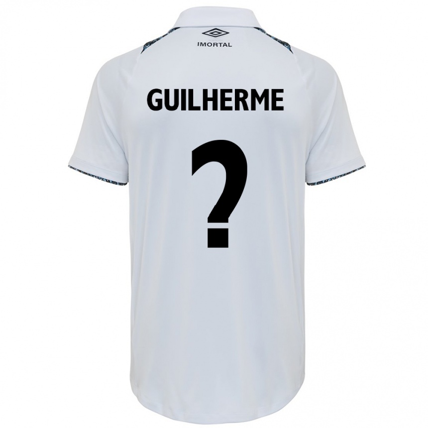 Gyermek Labdarúgás Zé Guilherme #0 Fehér Kék Idegenbeli Jersey 2024/25 Mez Póló Ing