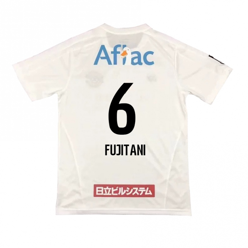 Gyermek Labdarúgás Atsuto Fujitani #6 Fehér Fekete Idegenbeli Jersey 2024/25 Mez Póló Ing