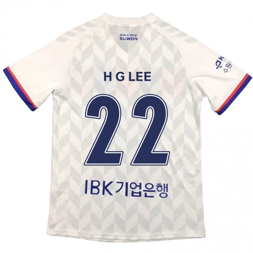 Gyermek Labdarúgás Gwang-Hyeok Lee #22 Fehér Kék Idegenbeli Jersey 2024/25 Mez Póló Ing