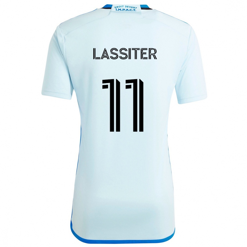 Gyermek Labdarúgás Ariel Lassiter #11 Jégkék Idegenbeli Jersey 2024/25 Mez Póló Ing