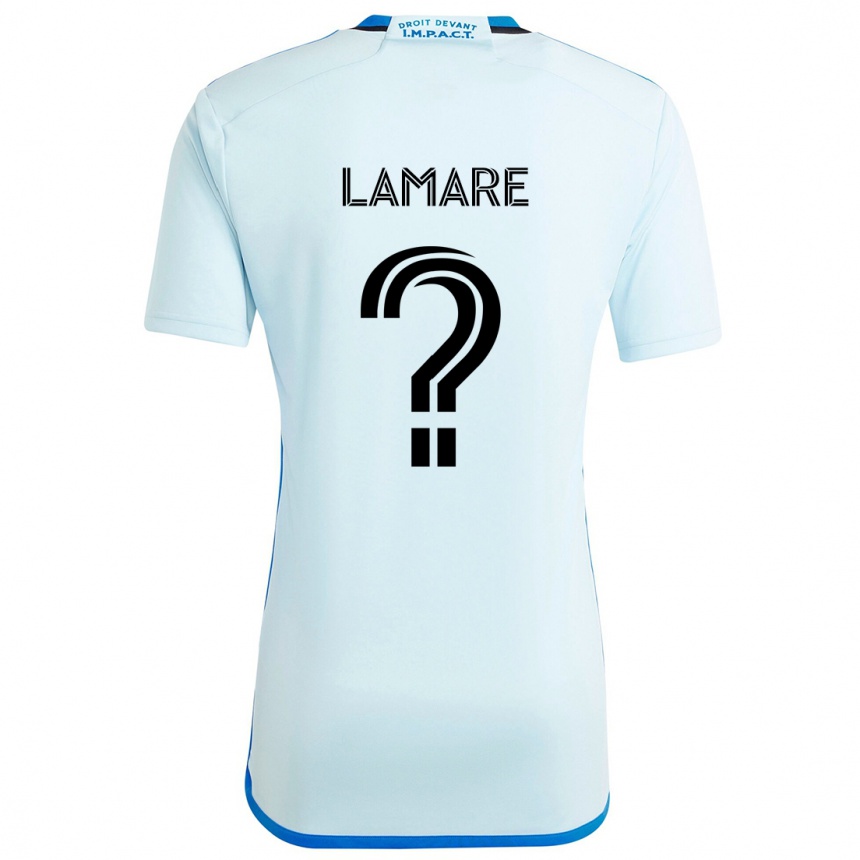 Gyermek Labdarúgás Samuel Lamare #0 Jégkék Idegenbeli Jersey 2024/25 Mez Póló Ing