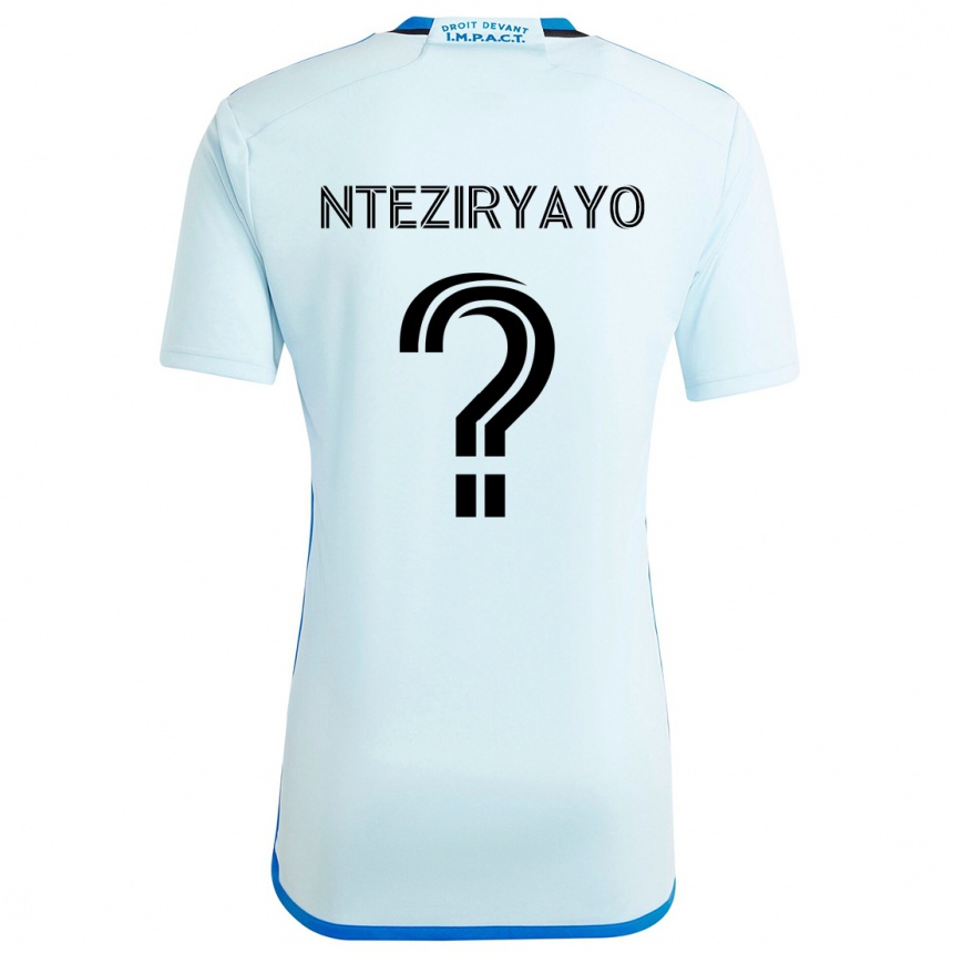 Gyermek Labdarúgás Josh Nteziryayo #0 Jégkék Idegenbeli Jersey 2024/25 Mez Póló Ing