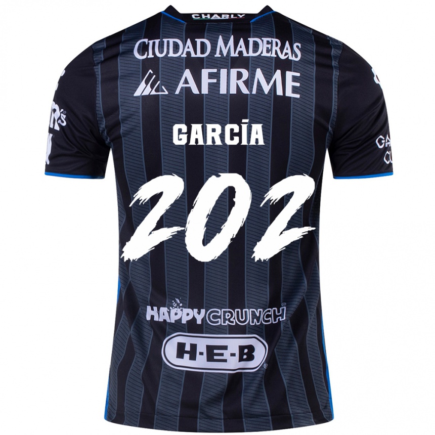 Gyermek Labdarúgás Diego García #202 Fehér Fekete Idegenbeli Jersey 2024/25 Mez Póló Ing