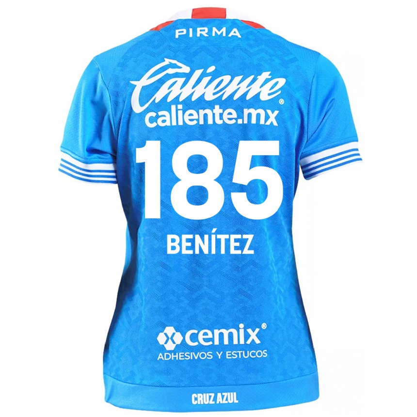 Férfi Labdarúgás Cristopher Benítez #185 Égszínkék Hazai Jersey 2024/25 Mez Póló Ing