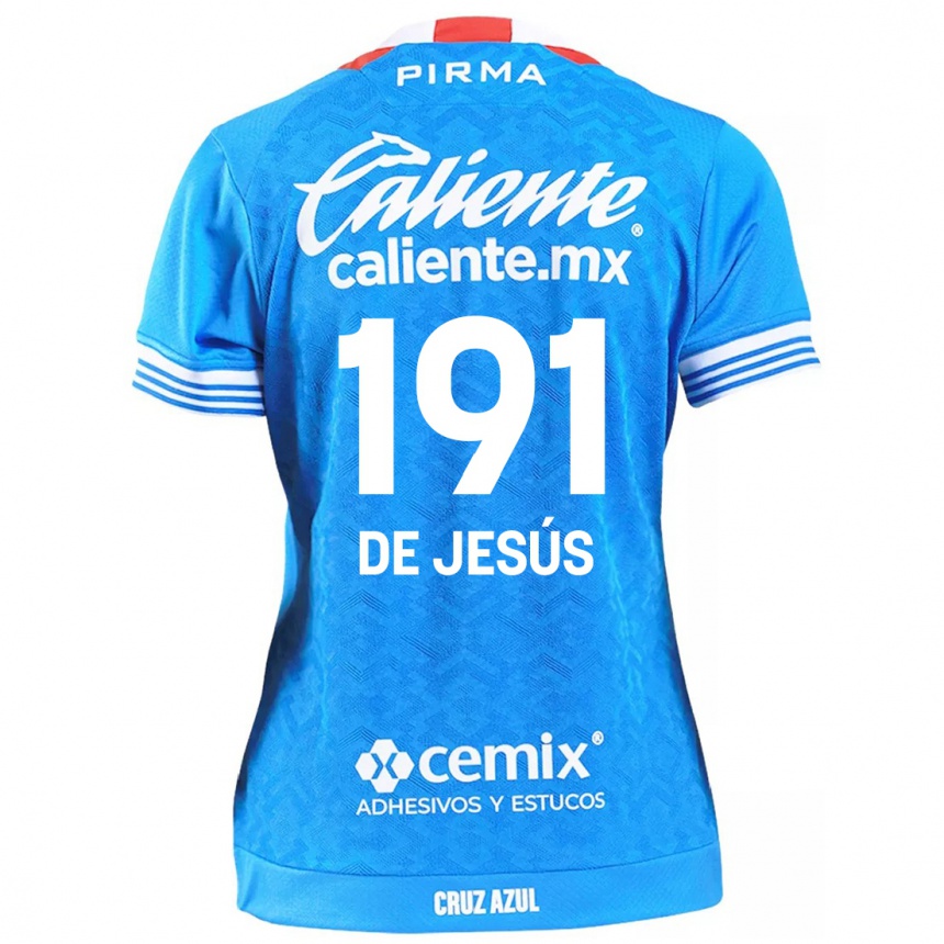 Férfi Labdarúgás Luis De Jesús #191 Égszínkék Hazai Jersey 2024/25 Mez Póló Ing