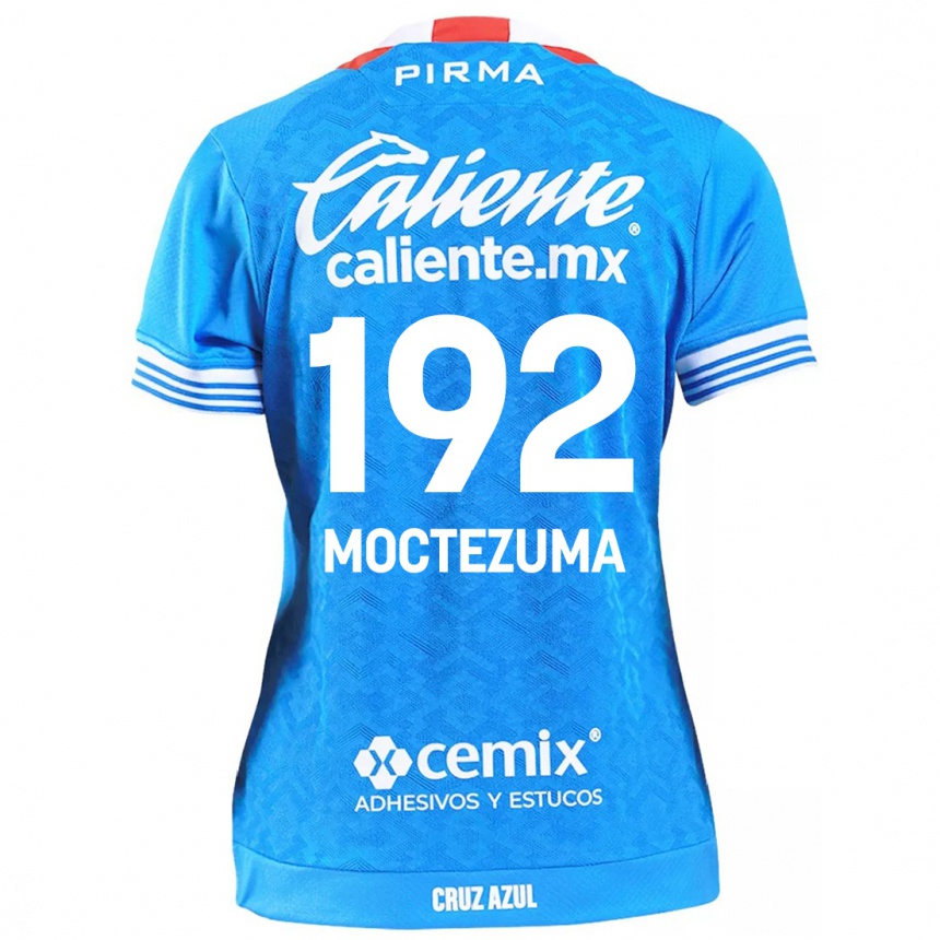 Férfi Labdarúgás Brayan Moctezuma #192 Égszínkék Hazai Jersey 2024/25 Mez Póló Ing