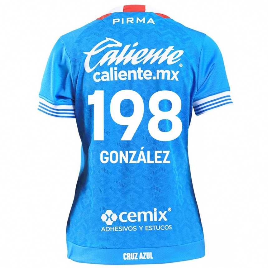 Férfi Labdarúgás Kenneth González #198 Égszínkék Hazai Jersey 2024/25 Mez Póló Ing