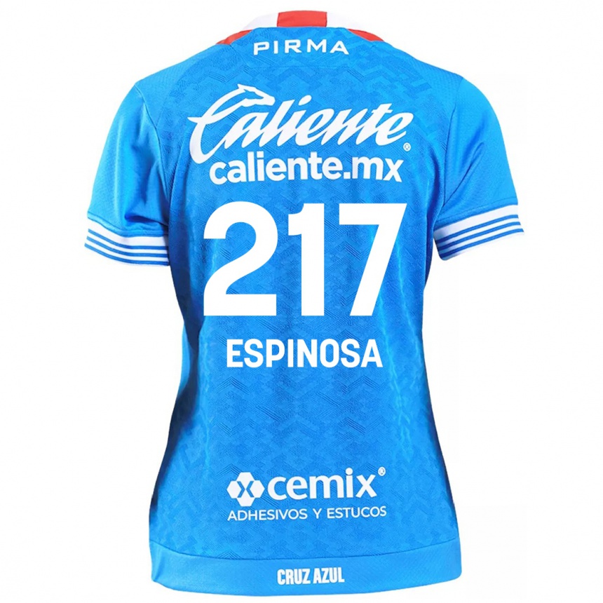 Férfi Labdarúgás Samuel Espinosa #217 Égszínkék Hazai Jersey 2024/25 Mez Póló Ing