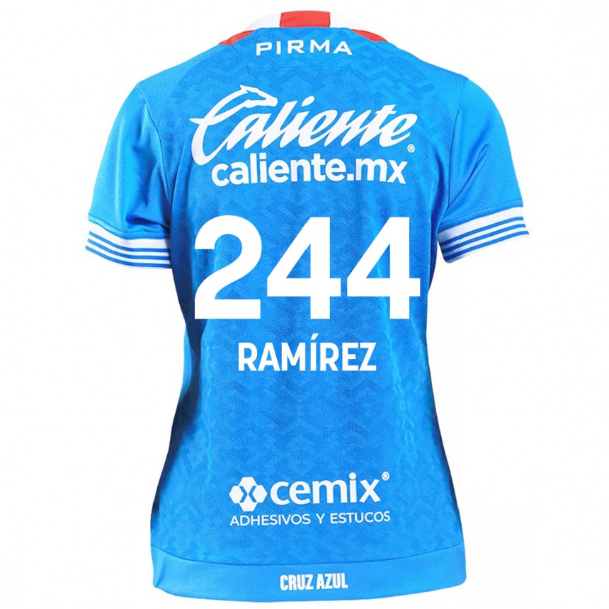 Férfi Labdarúgás Nicolás Ramírez #244 Égszínkék Hazai Jersey 2024/25 Mez Póló Ing