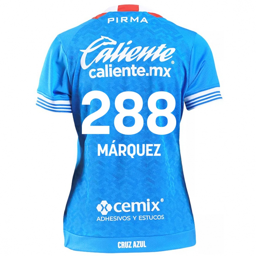 Férfi Labdarúgás Víctor Márquez #288 Égszínkék Hazai Jersey 2024/25 Mez Póló Ing