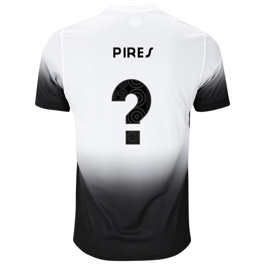 Férfi Labdarúgás Guilherme Pires #0 Fehér Fekete Hazai Jersey 2024/25 Mez Póló Ing