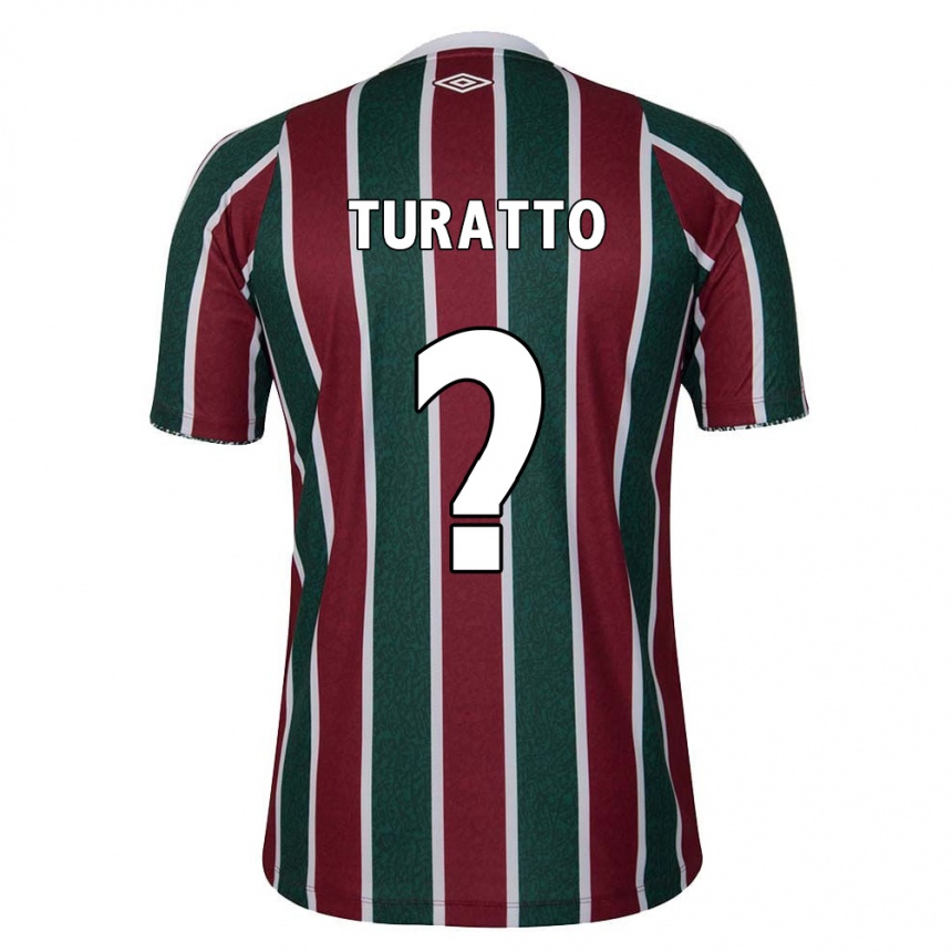 Férfi Labdarúgás Luiz Turatto #0 Zöld Barna Fehér Hazai Jersey 2024/25 Mez Póló Ing