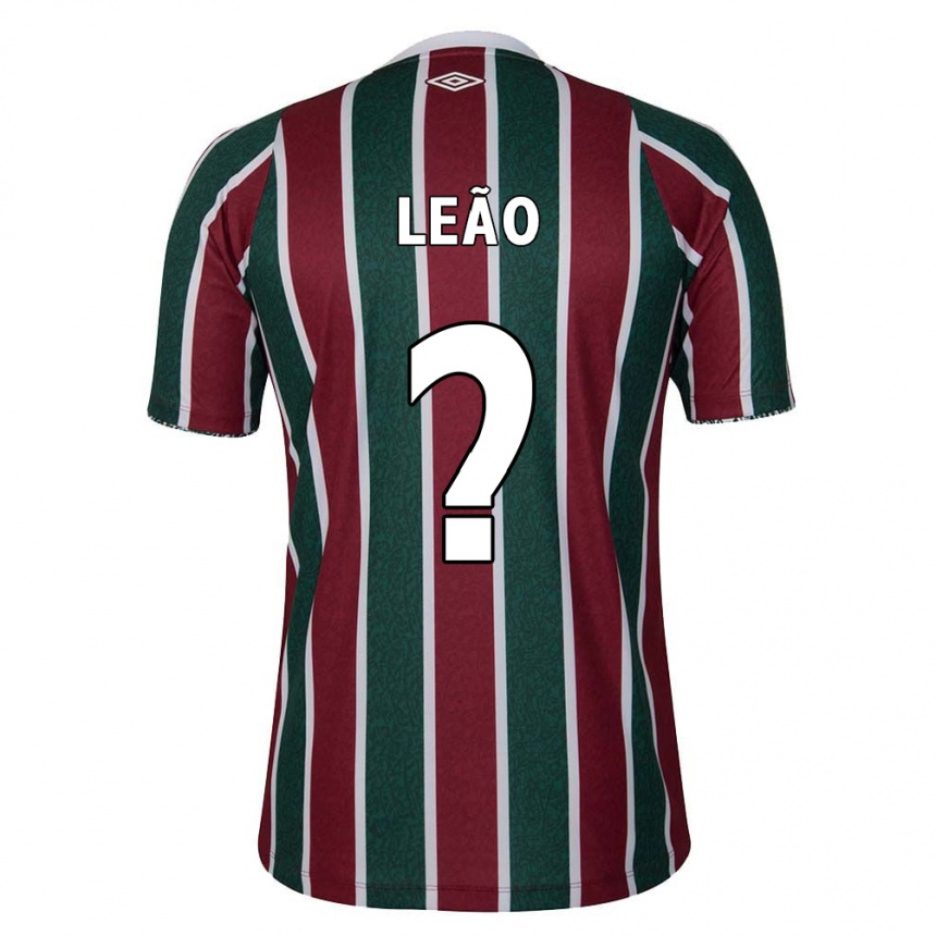 Férfi Labdarúgás Caio Leão #0 Zöld Barna Fehér Hazai Jersey 2024/25 Mez Póló Ing