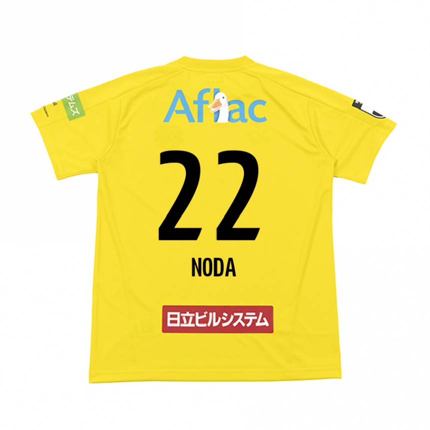 Férfi Labdarúgás Hiroki Noda #22 Sárga Fekete Hazai Jersey 2024/25 Mez Póló Ing