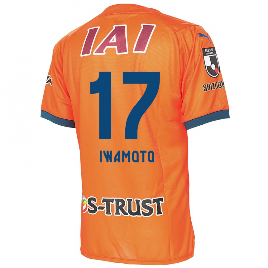 Férfi Labdarúgás Shogo Iwamoto #17 Orange Blue Hazai Jersey 2024/25 Mez Póló Ing