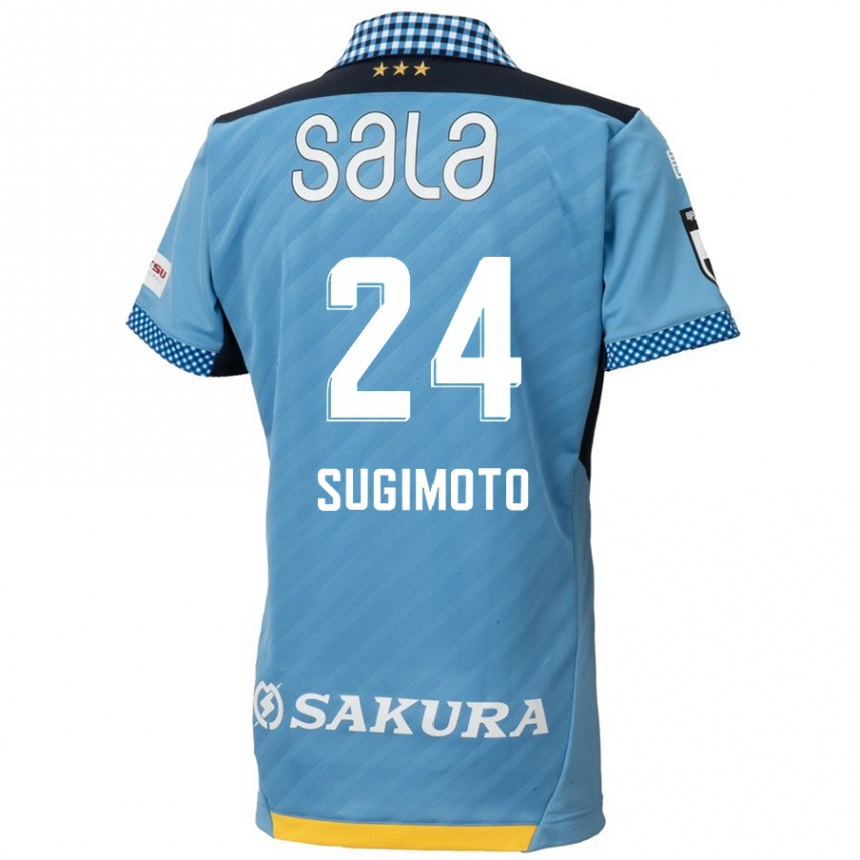 Férfi Labdarúgás Mitsuki Sugimoto #24 Kék Fekete Hazai Jersey 2024/25 Mez Póló Ing