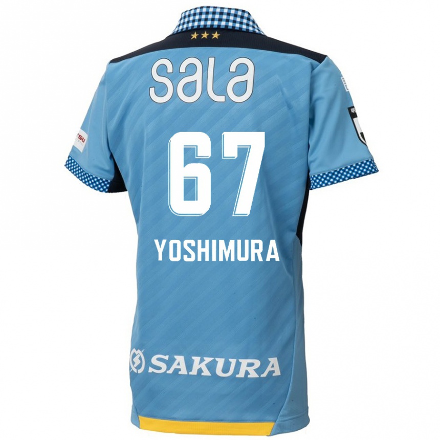 Férfi Labdarúgás Ryusei Yoshimura #67 Kék Fekete Hazai Jersey 2024/25 Mez Póló Ing