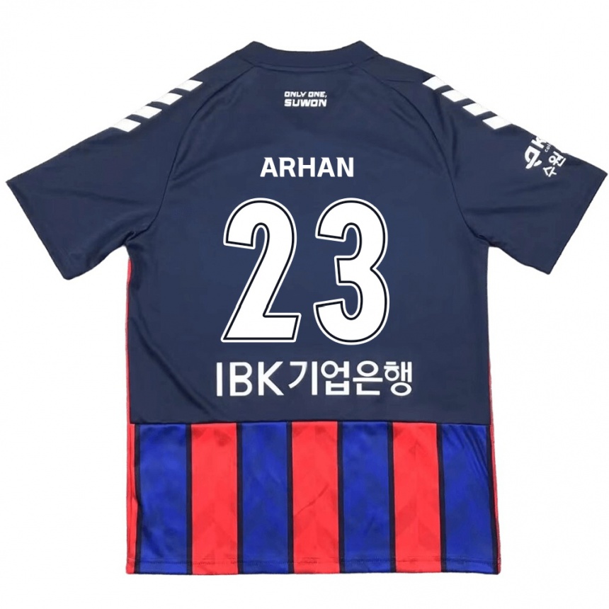 Férfi Labdarúgás Pratama Arhan #23 Kék Piros Hazai Jersey 2024/25 Mez Póló Ing