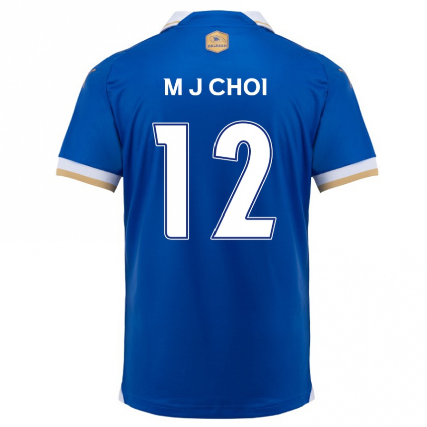 Férfi Labdarúgás Ji-Moog Choi #12 Kék Fehér Hazai Jersey 2024/25 Mez Póló Ing