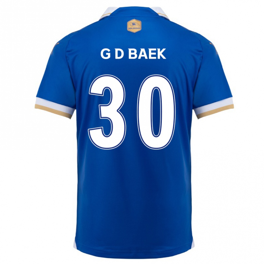 Férfi Labdarúgás Dong-Gyu Baek #30 Kék Fehér Hazai Jersey 2024/25 Mez Póló Ing