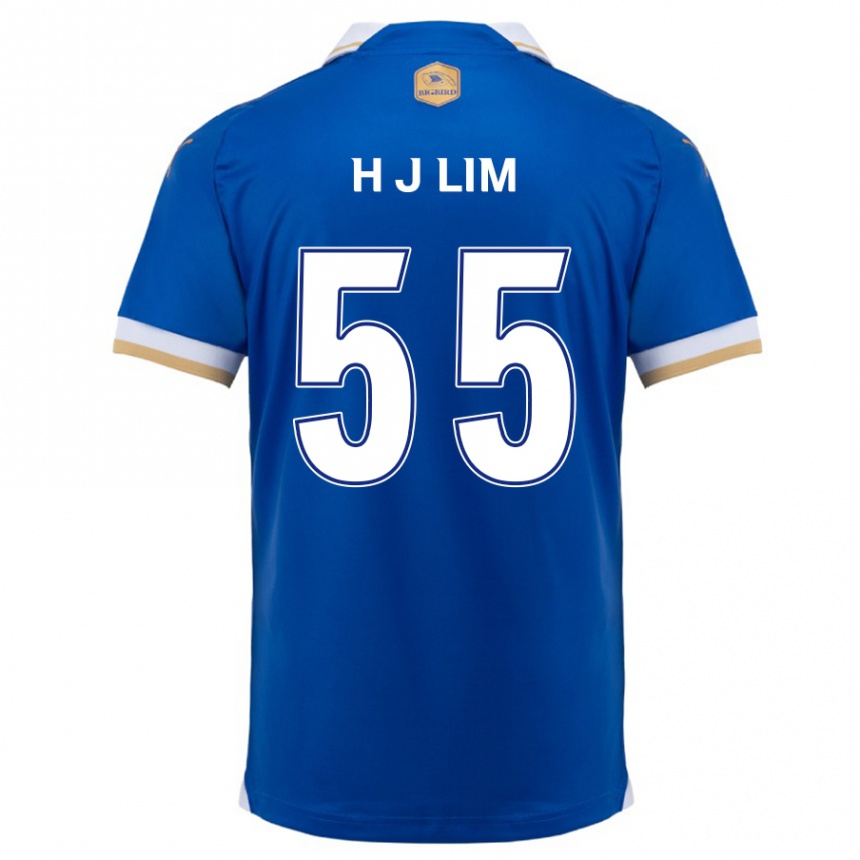 Férfi Labdarúgás Ji-Hoon Lim #55 Kék Fehér Hazai Jersey 2024/25 Mez Póló Ing