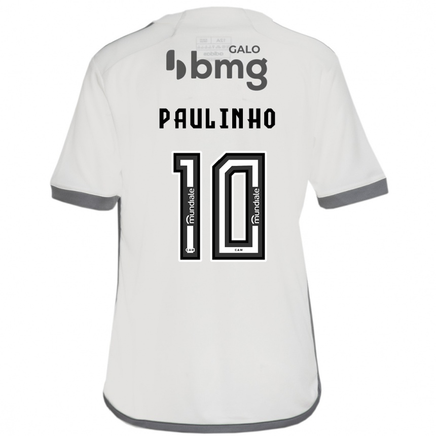 Férfi Labdarúgás Paulinho #10 Törtfehér Idegenbeli Jersey 2024/25 Mez Póló Ing