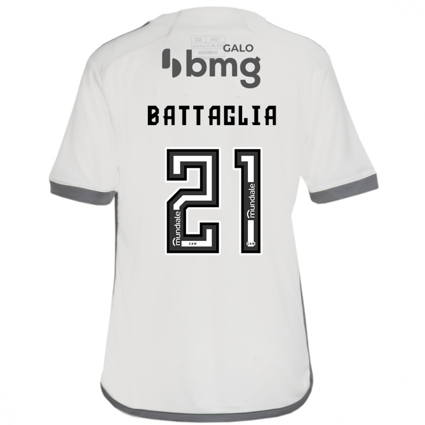 Férfi Labdarúgás Rodrigo Battaglia #21 Törtfehér Idegenbeli Jersey 2024/25 Mez Póló Ing