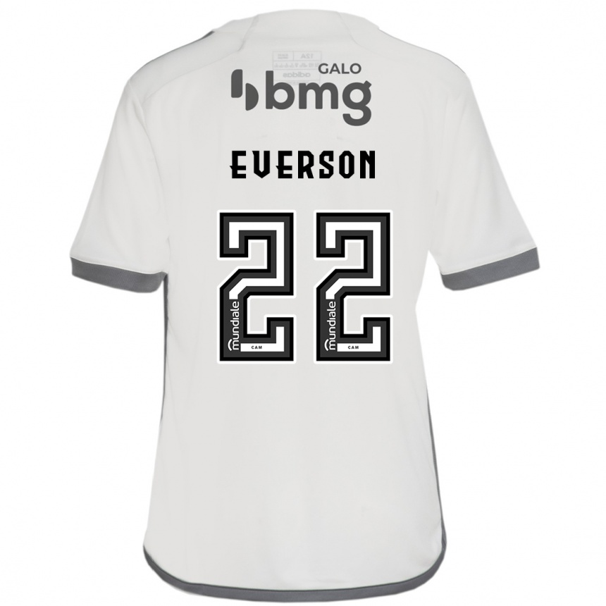 Férfi Labdarúgás Everson #22 Törtfehér Idegenbeli Jersey 2024/25 Mez Póló Ing