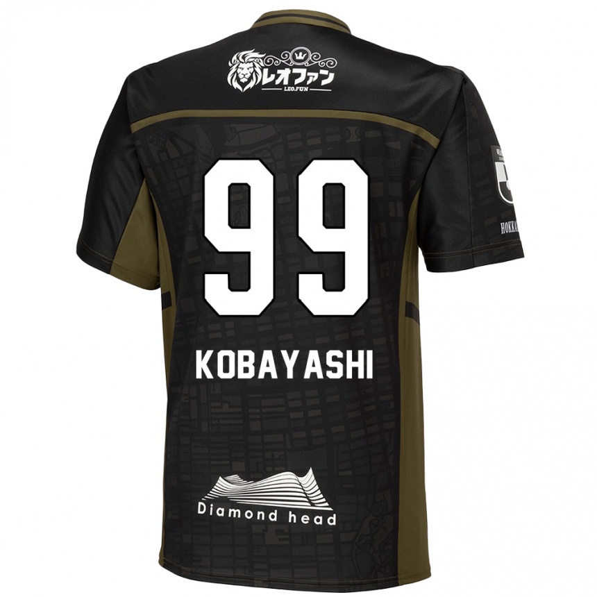 Férfi Labdarúgás Yuki Kobayashi #99 Fekete Zöld Idegenbeli Jersey 2024/25 Mez Póló Ing