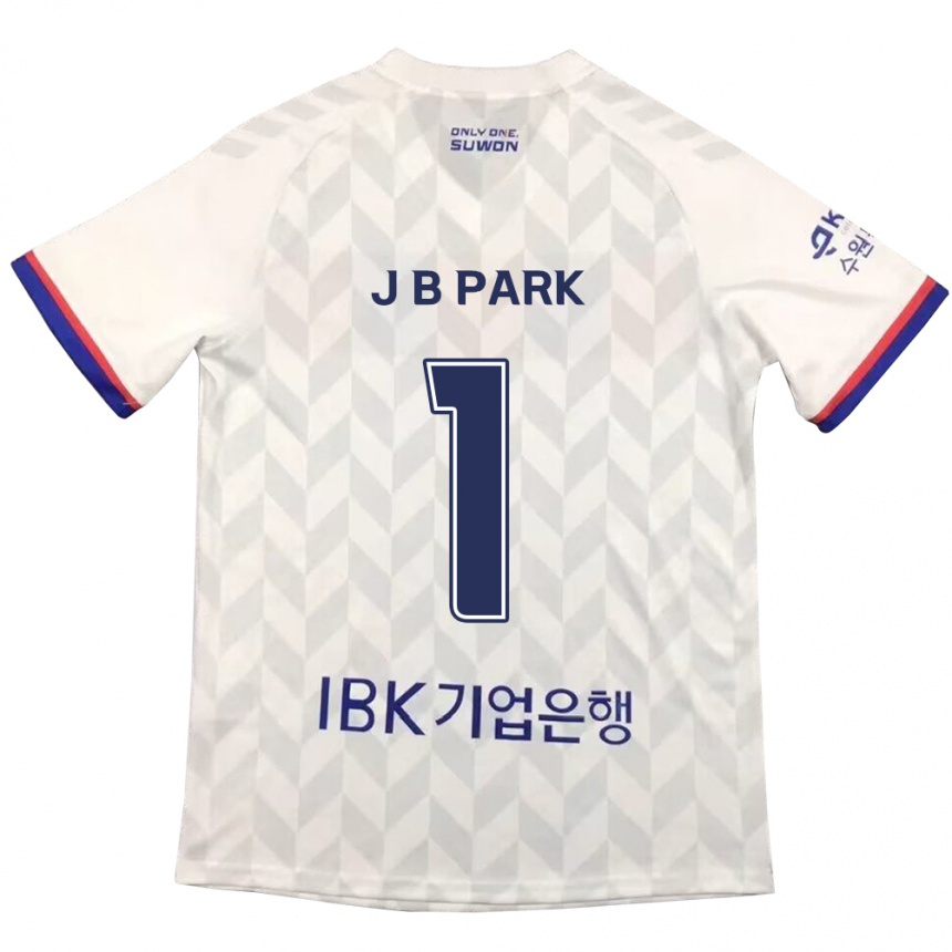 Férfi Labdarúgás Bae-Jong Park #1 Fehér Kék Idegenbeli Jersey 2024/25 Mez Póló Ing