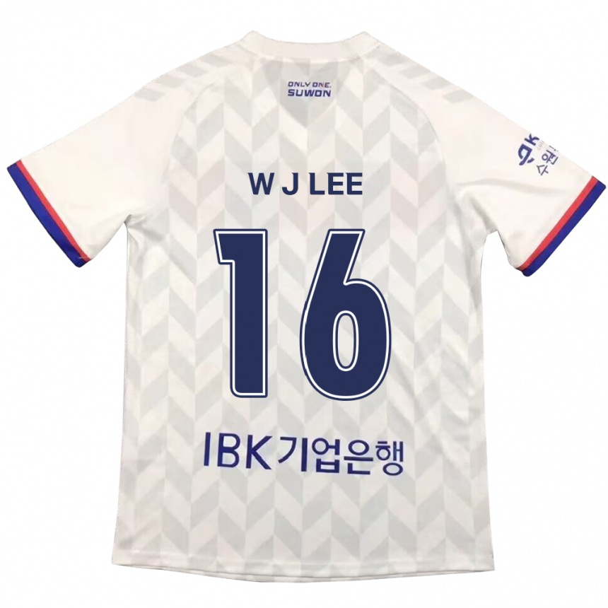 Férfi Labdarúgás Jae-Won Lee #16 Fehér Kék Idegenbeli Jersey 2024/25 Mez Póló Ing