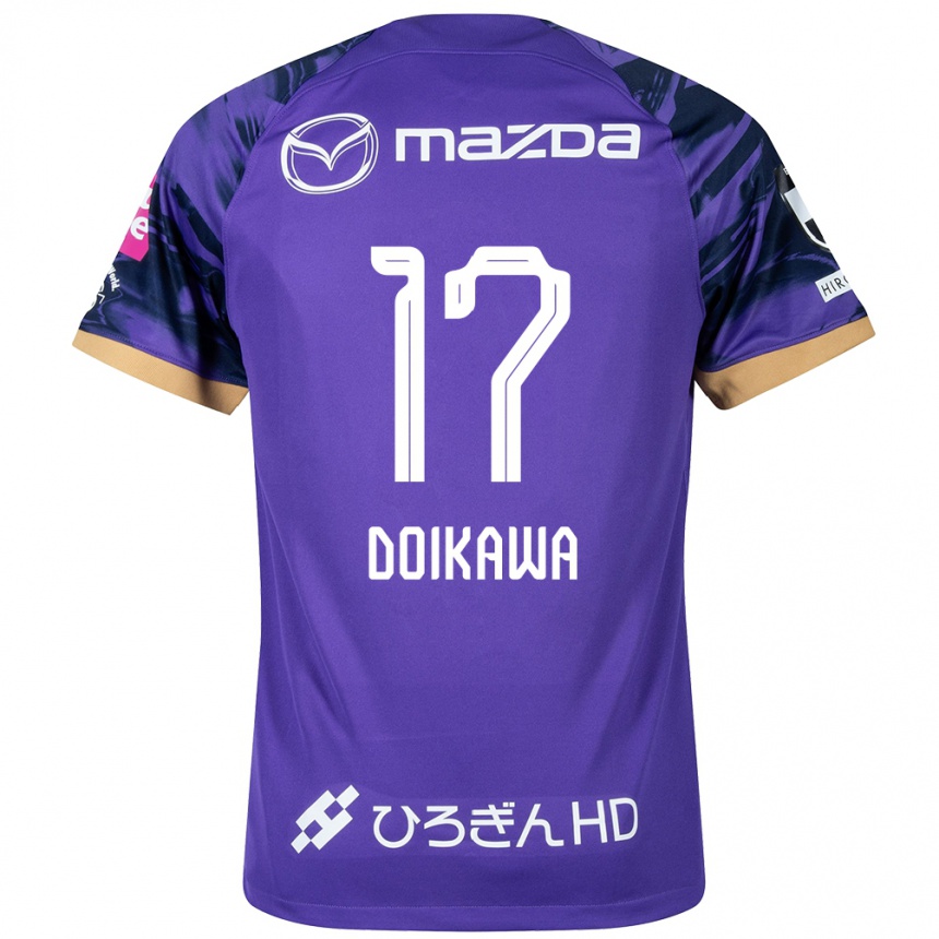 Női Labdarúgás Haruto Doikawa #17 Lila Fehér Hazai Jersey 2024/25 Mez Póló Ing