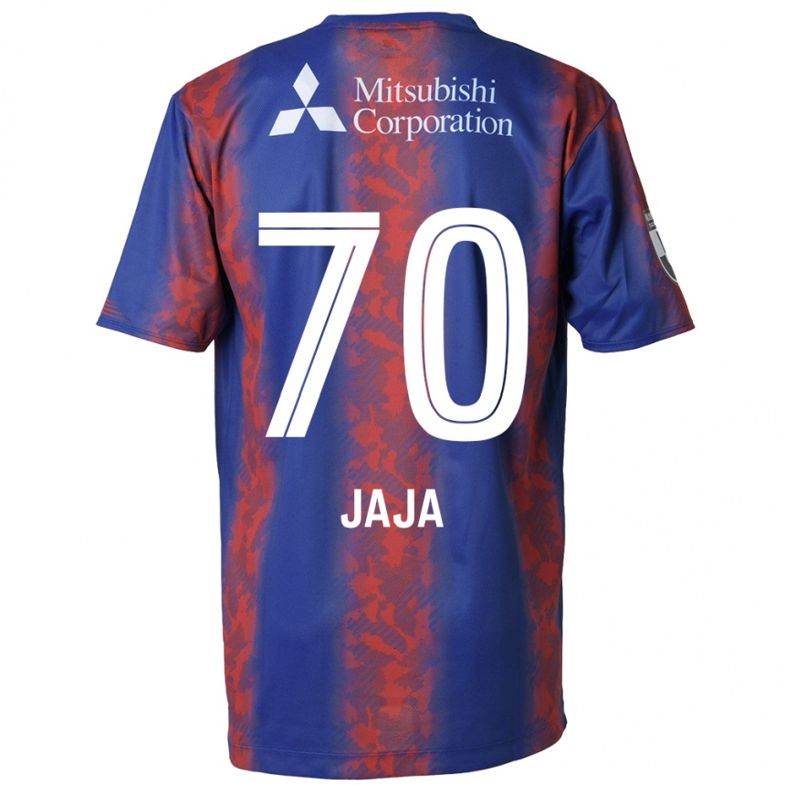 Női Labdarúgás Jája Silva #70 Kék Piros Hazai Jersey 2024/25 Mez Póló Ing