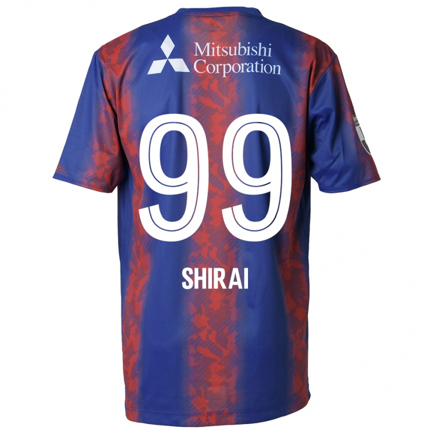 Női Labdarúgás Kosuke Shirai #99 Kék Piros Hazai Jersey 2024/25 Mez Póló Ing