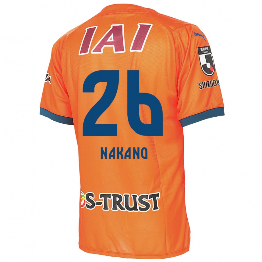 Női Labdarúgás Takeru Nakano #26 Orange Blue Hazai Jersey 2024/25 Mez Póló Ing