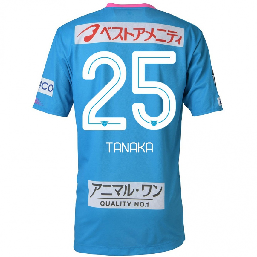 Női Labdarúgás Yuto Tanaka #25 Kék Rózsaszín Hazai Jersey 2024/25 Mez Póló Ing