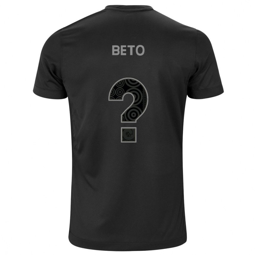 Női Labdarúgás Beto #0 Fekete Idegenbeli Jersey 2024/25 Mez Póló Ing