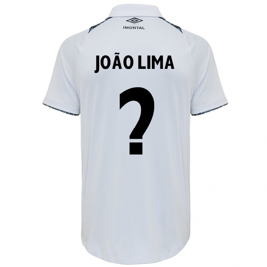 Női Labdarúgás João Vitor #0 Fehér Kék Idegenbeli Jersey 2024/25 Mez Póló Ing