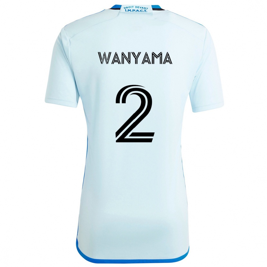 Női Labdarúgás Victor Wanyama #2 Jégkék Idegenbeli Jersey 2024/25 Mez Póló Ing