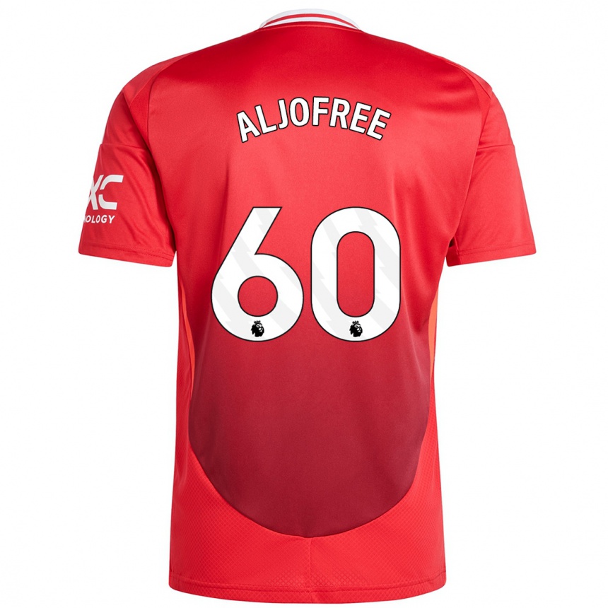 Gyermek Labdarúgás Sonny Aljofree #60 Élénkpiros Hazai Jersey 2024/25 Mez Póló Ing