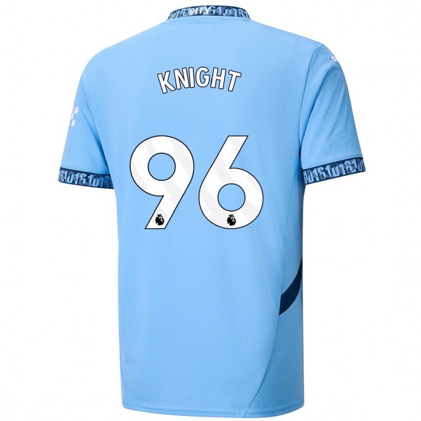 Gyermek Labdarúgás Ben Knight #96 Sötétkék Hazai Jersey 2024/25 Mez Póló Ing