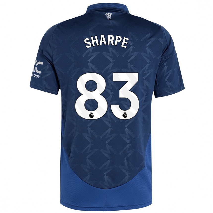 Gyermek Labdarúgás Malachi Sharpe #83 Indigó Idegenbeli Jersey 2024/25 Mez Póló Ing