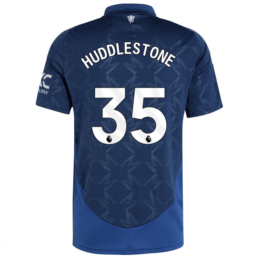 Gyermek Labdarúgás Tom Huddlestone #35 Indigó Idegenbeli Jersey 2024/25 Mez Póló Ing