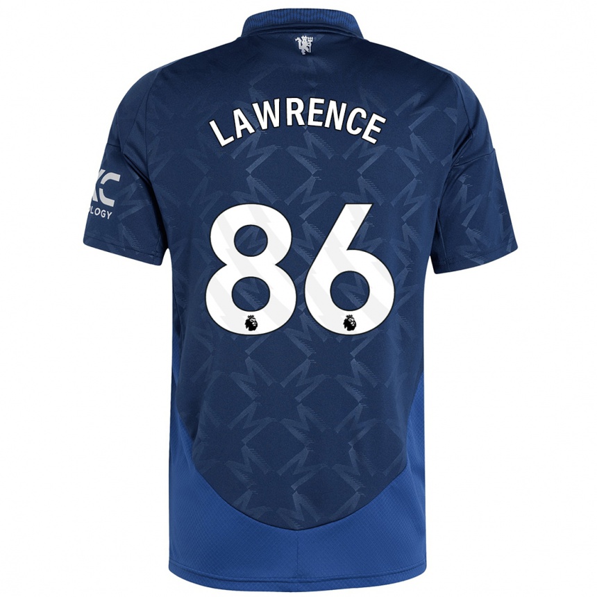 Gyermek Labdarúgás Marcus Lawrence #86 Indigó Idegenbeli Jersey 2024/25 Mez Póló Ing