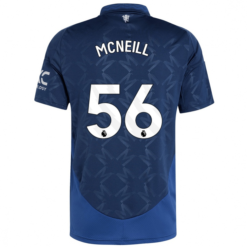 Gyermek Labdarúgás Charlie Mcneill #56 Indigó Idegenbeli Jersey 2024/25 Mez Póló Ing