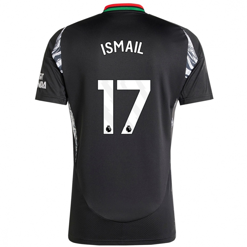 Gyermek Labdarúgás Cam'ron Ismail #17 Fekete Idegenbeli Jersey 2024/25 Mez Póló Ing