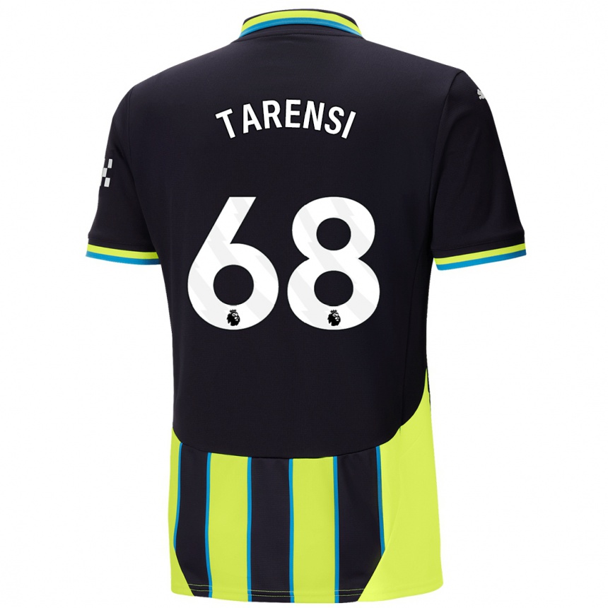 Gyermek Labdarúgás Oscar Tarensi #68 Kék Sárga Idegenbeli Jersey 2024/25 Mez Póló Ing