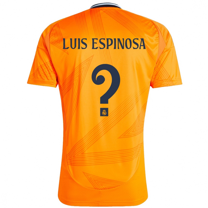 Gyermek Labdarúgás José Luis Espinosa #0 Narancs Idegenbeli Jersey 2024/25 Mez Póló Ing